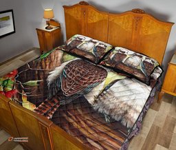 quilt bed set kookaburra with waratah