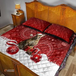 Australia Christmas Wallaby Quilt Bed Set Aboriginal Art