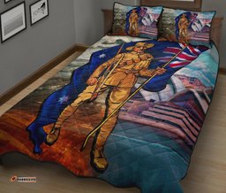 ANZAC Quilt Bed Set Australian Soldier