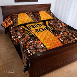 Made Tough Scorchers Custom Quilt Bed Set Champions BBL13 Aboriginal Version