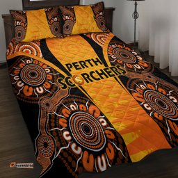 Made Tough Scorchers Custom Quilt Bed Set Champions BBL13 Aboriginal Version