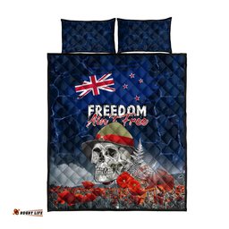 new zealand anzac day quilt bed set freedom aint free
