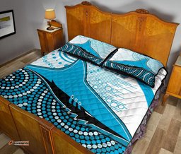 sharks quilt bed set cronulla indigenous unique