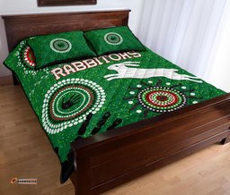 South Sydney Rabbitohs Indigenous Quilt Bed Set Country Style