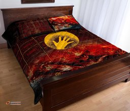 Aboriginal Quilt Bed Set Indigenous Flag Hand Art