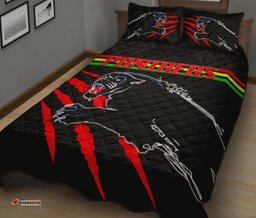 Panthers Quilt Bed Set Claws