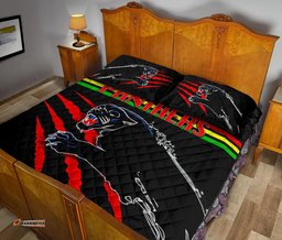 Panthers Quilt Bed Set Claws