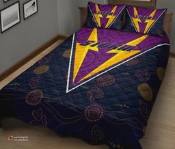 melbourne storm quilt bed set indigenous artsy style