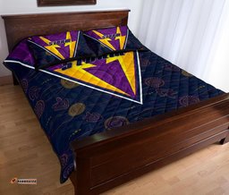melbourne storm quilt bed set indigenous artsy style