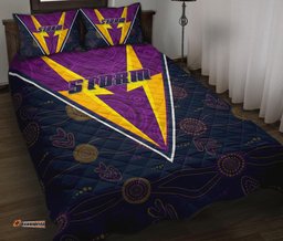 melbourne storm quilt bed set indigenous artsy style