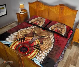 Aboriginal Quilt Bed Set Australian Echidna