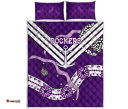 Dockers Quilt Bed Set Indigenous Fremantle Freo