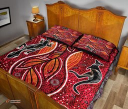 Aboriginal Quilt Bed Set Indigenous Patterns Ver12