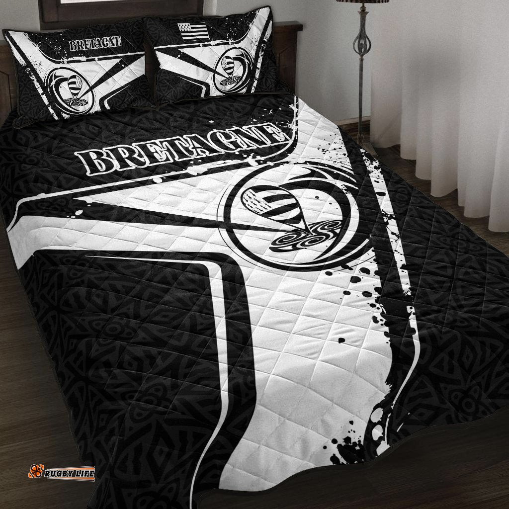Brittany Rugby Quilt Bed Set Breizh Rugby
