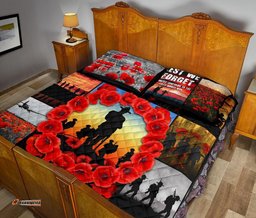 anzac quilt bed set always remember australias soldiers