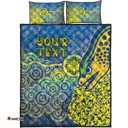 Eels Rugby Quilt Bed Set Custom Super Eels Quilt Bed Set