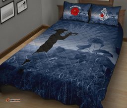 Australia Navy ANZAC Quilt Bed Set Remembering Our Heroes