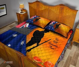 ANZAC Quilt Bed Set We Will Remember Them Ver02