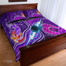 melbourne storm quilt bed set naidoc heal country heal our nation