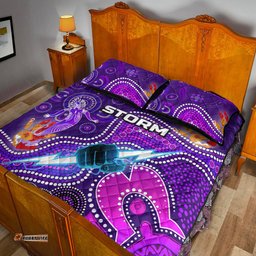 melbourne storm quilt bed set naidoc heal country heal our nation