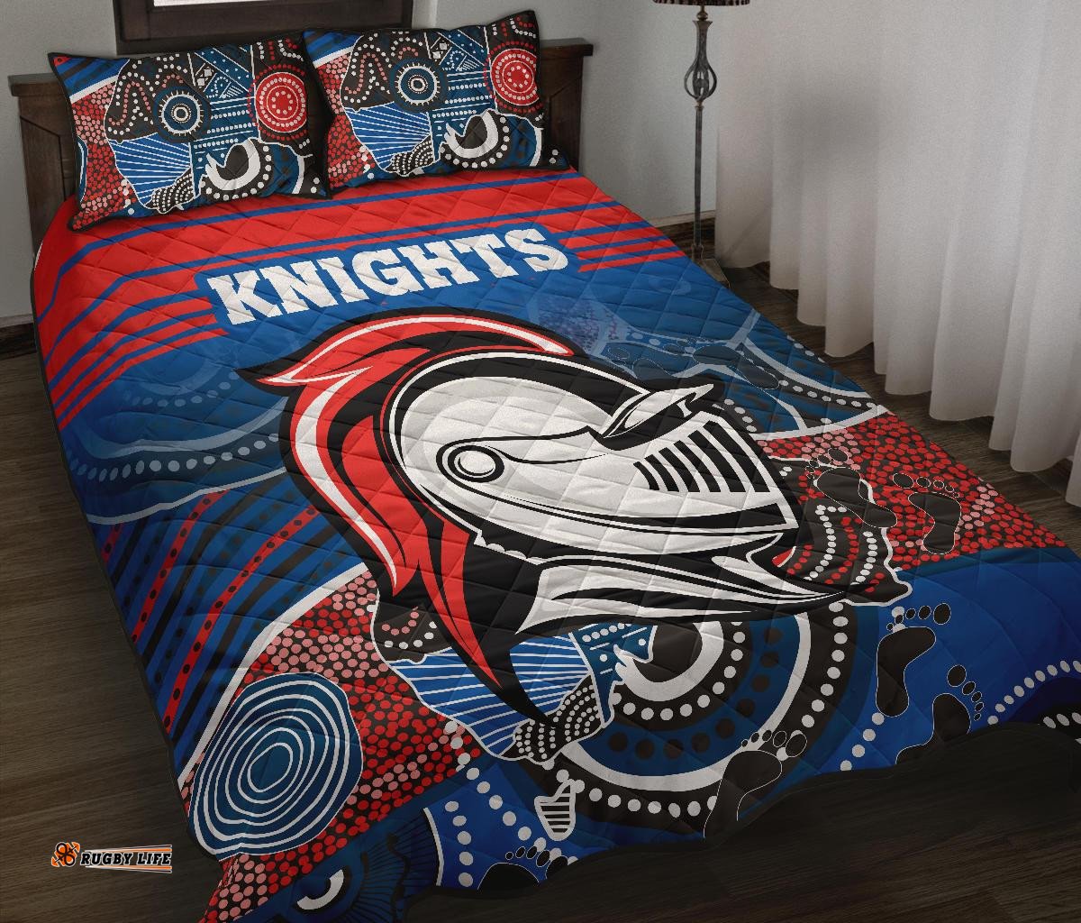 Knights Quilt Bed Set Newcastle Aboriginal Horizontal Style