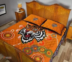 NAIDOC Wests Tigers Quilt Bed Set Aboriginal