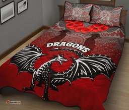 Dragons Quilt Bed Set St. George ANZAC Day