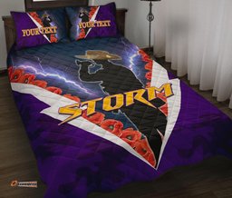 custom personalisedmelbourne quilt bed set storm anzacday