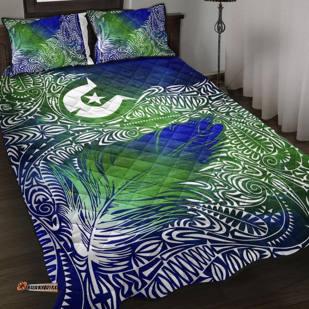 torres strait islander quilt bed set feather torres aether bn15t