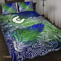 torres strait islander quilt bed set feather torres aether bn15t
