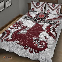 stgeorge rugby quilt bed set custom aboriginal st george quilt bed set