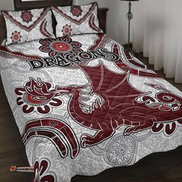 stgeorge rugby quilt bed set custom aboriginal st george quilt bed set