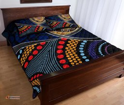 Australia Quilt Bed Set Aboriginal Dot Panting Art With Snake