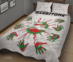 Rabbitohs Indigenous Quilt Bed Set Animals Aboriginal
