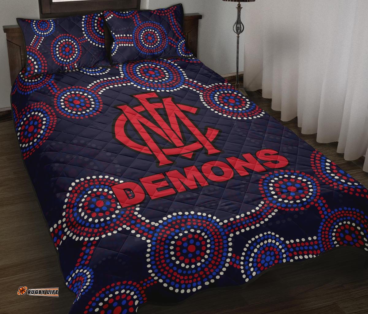 Demons Quilt Bed Set