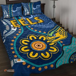 Eels Rugby Quilt Bed Set Custom Indigenous Eels Quilt Bed Set
