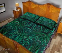 quilt bed set nz new zealand warriors green