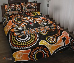 Wests Quilt Bed Set Rugby Tigers Indigenous