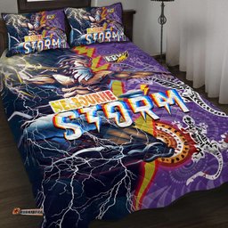storm aboriginal rugby quilt bed set super storm thunder power 08