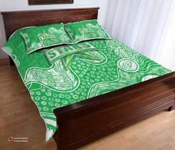 Melbourne Stars Quilt Bed Set Aboriginal Style Of Dot