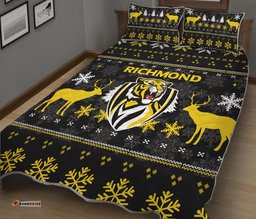 Richmond Football Club Quilt Bed Set Christmas Ugly Style