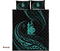 Coledonia Islands Quilt Bed Set Turquoise Frida Style