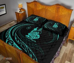 Coledonia Islands Quilt Bed Set Turquoise Frida Style