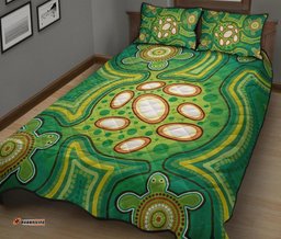 aboriginal quilt bed set indegenous dot painting art