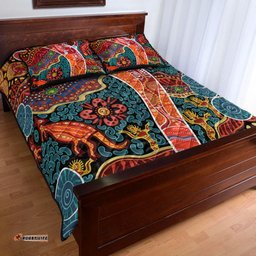 Aboriginal Boomerang Quilt Bed Set Indigenous
