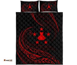 Austral Islands Quilt Bed Set Red Frida Style