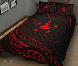 Austral Islands Quilt Bed Set Red Frida Style