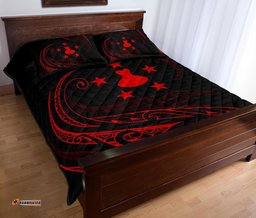 Austral Islands Quilt Bed Set Red Frida Style