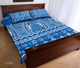 bulldogs aboriginal canterbury bankstown christmas vibe quilt bed set