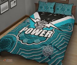port adelaide quilt bed set power 04